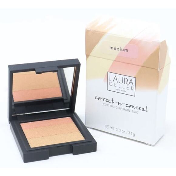 Laura Geller Correct-N-Conceal Custom Coverage Trio 0.12oz - Medium*New in box - Picture 1 of 1